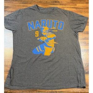 Naruto 9 Shippudden Anime t-shirt.  Men's Large  Viz Media.  Lightweight cotton